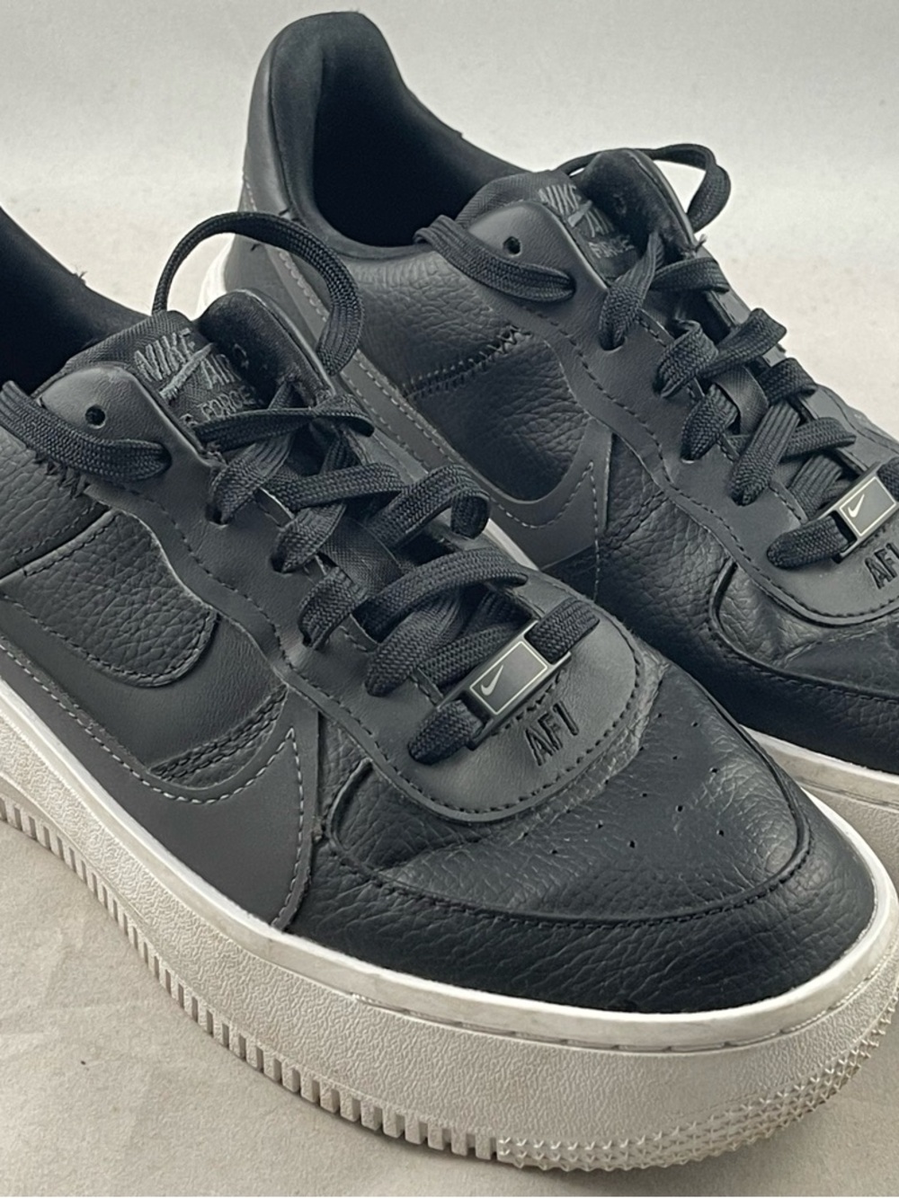 Nike Air Force 1 Platform - Black - Womens' 8 (US) [PRE-OWNED]